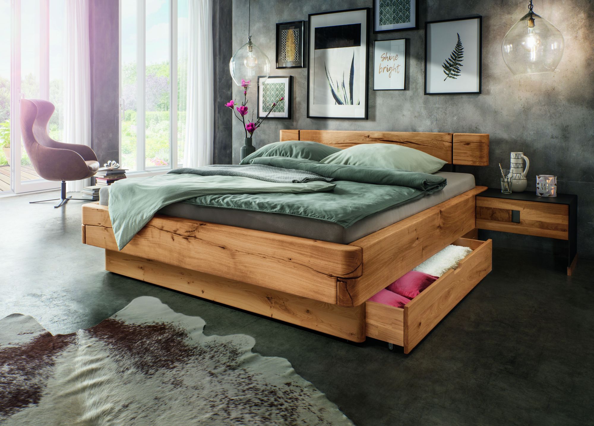 Balkenbett "Natura Baltimore"